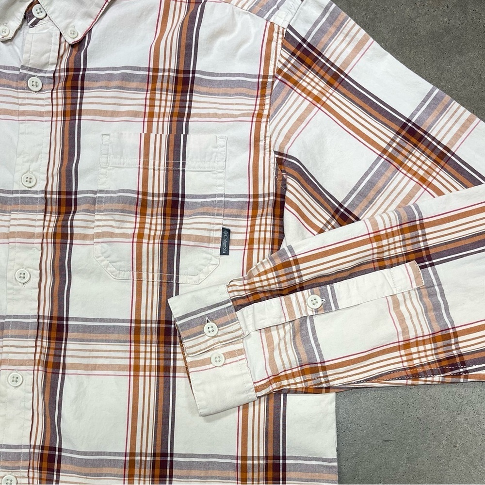 Columbia Long Sleeve Check Plaid Button Front Shirt - Picture 2 of 8